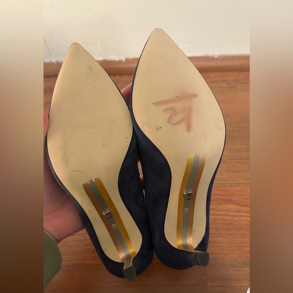 Sam Edelman Hazel Pump Navy Suede - Picture 4 of 4
